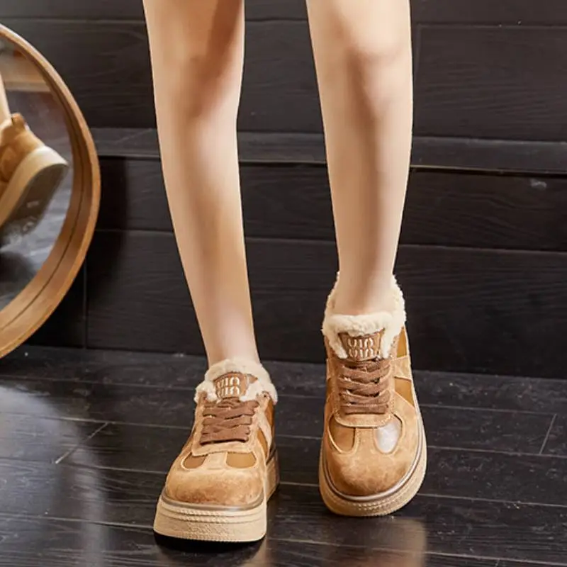 Casual Warm Cotton Shoes-1