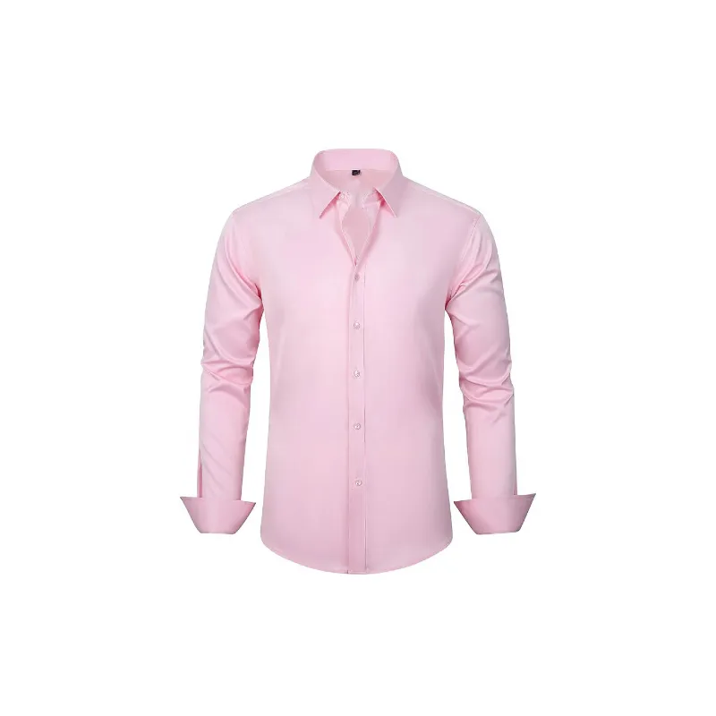 Plain Simple Four Way Stretch Fabric Shirt-10