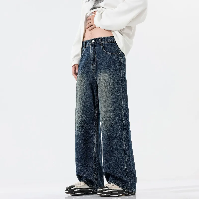 Fashion Glamorous Denim Casual Pants-10