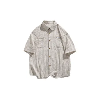 Fashion Casual Cotton Blended Fabric Shirt