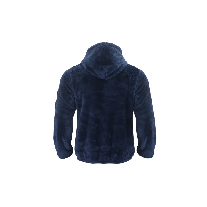 Fashionable Plain Zipper Jacket-7