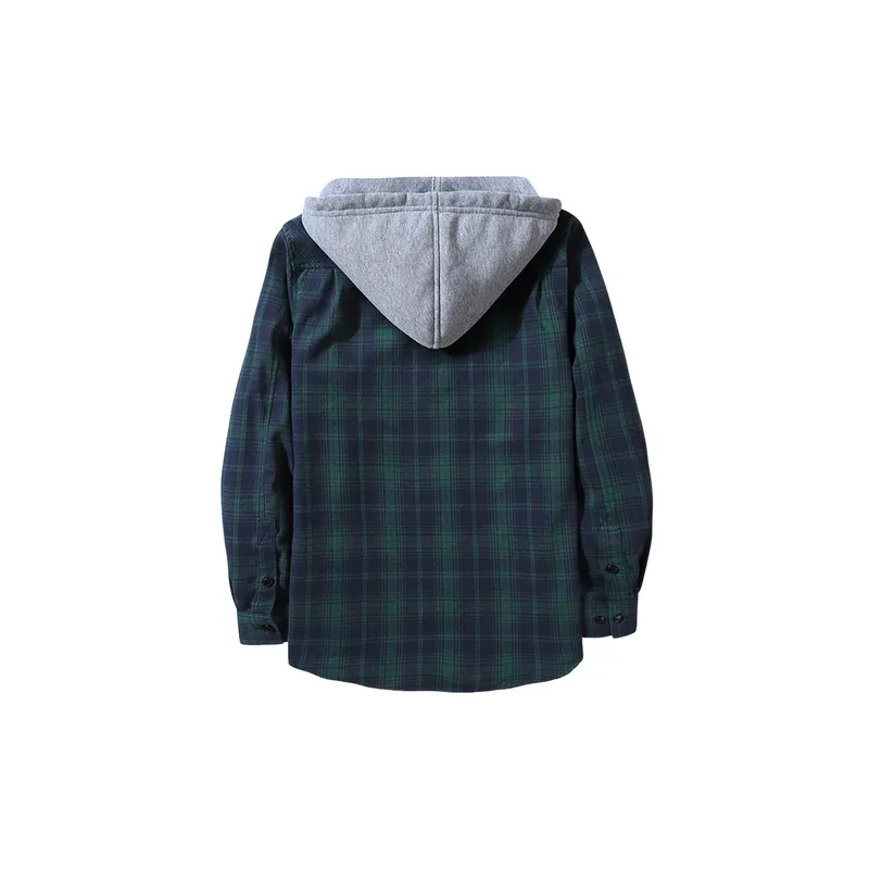 Casual Fashionable Cotton Blended Fabric Shirt-1