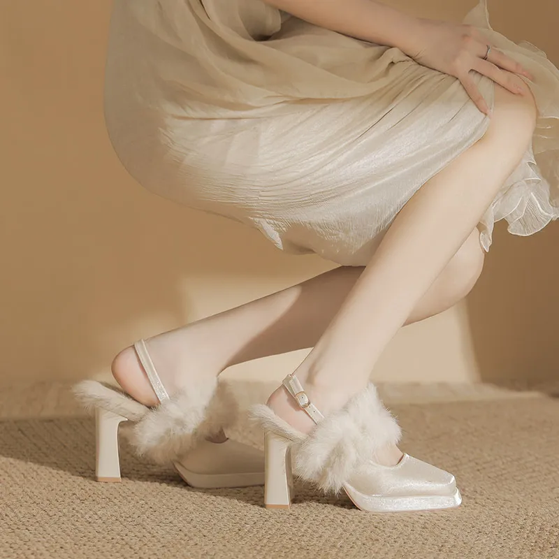 Fashionable Luminous High Heels-1