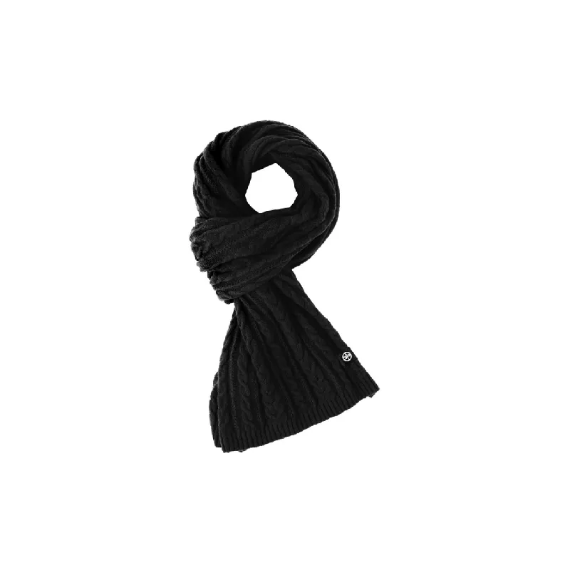 Retro Plain Knit Scarf