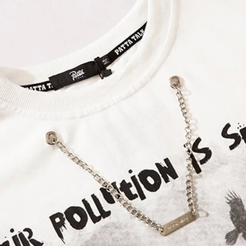 Simple Loose Cotton T Shirt-4