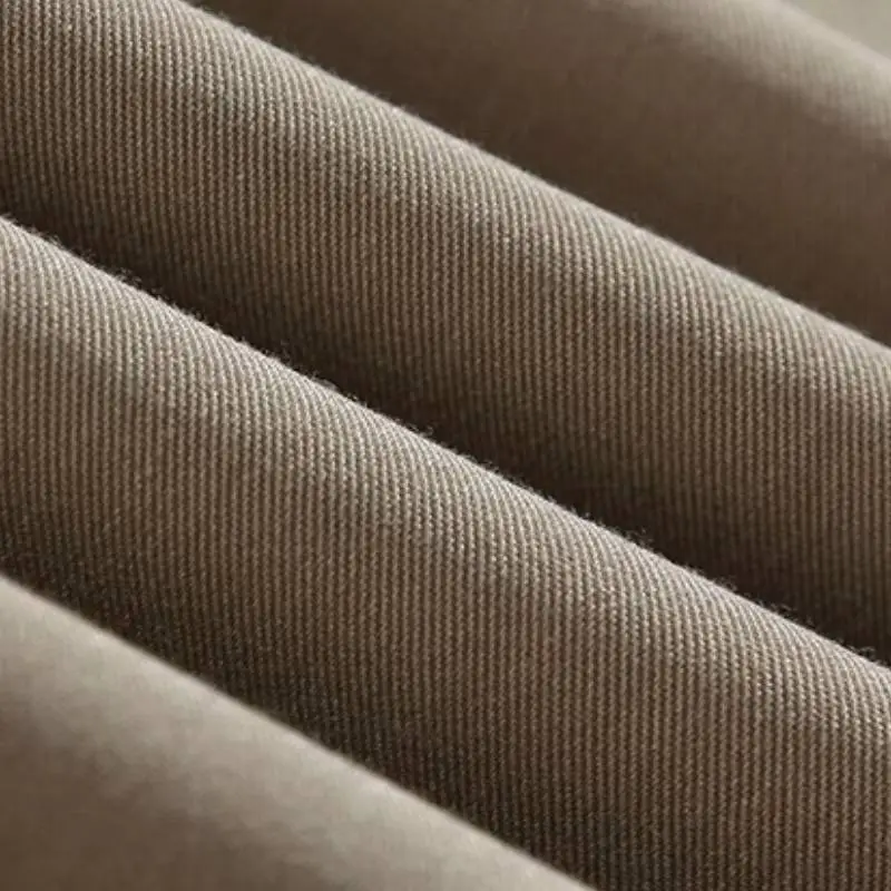 Trendy Loose Polyester Suit Trousers-8