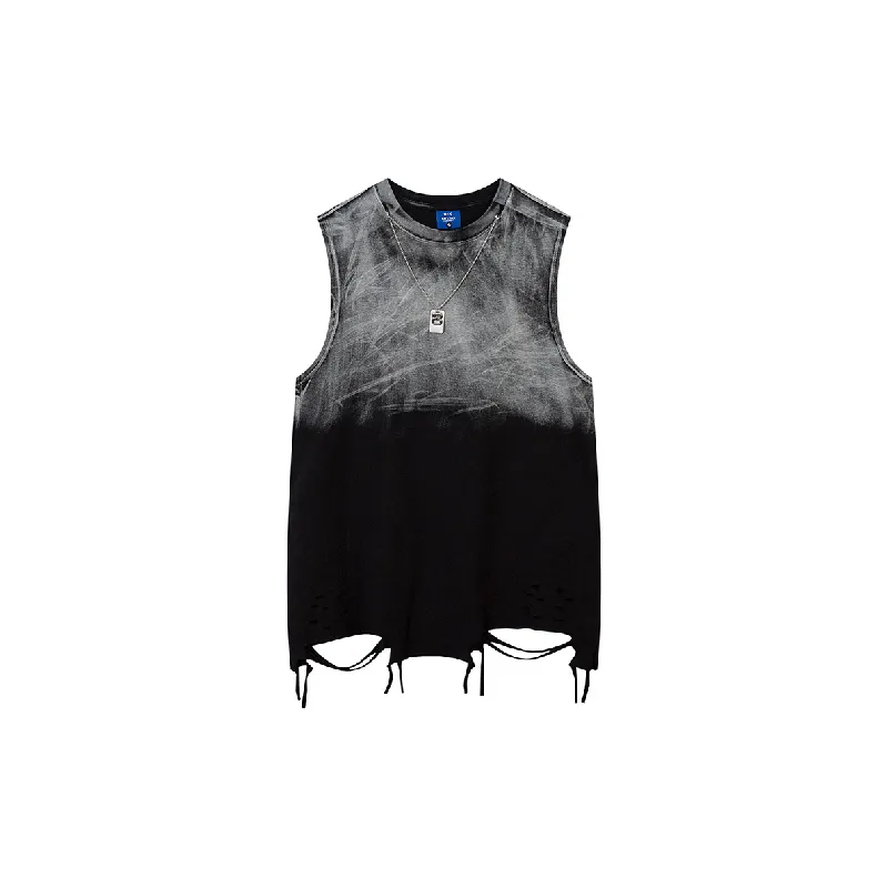 Retro Loose 100% Cotton Vest Unisex