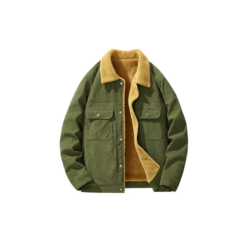 Casual Warming Corduroy Jacket-3