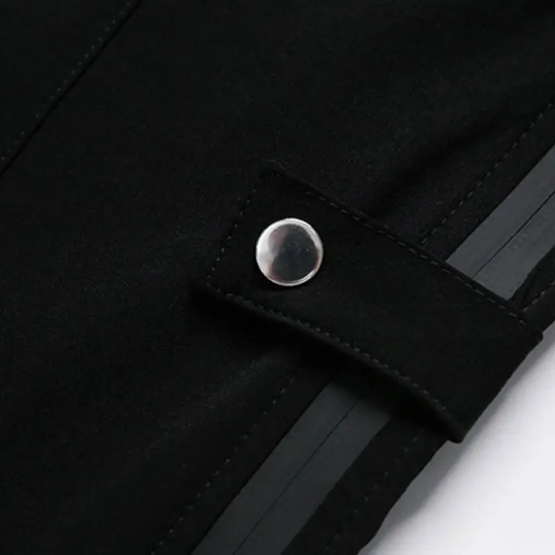 Casual Zipper Polyester Cargo Pants-3