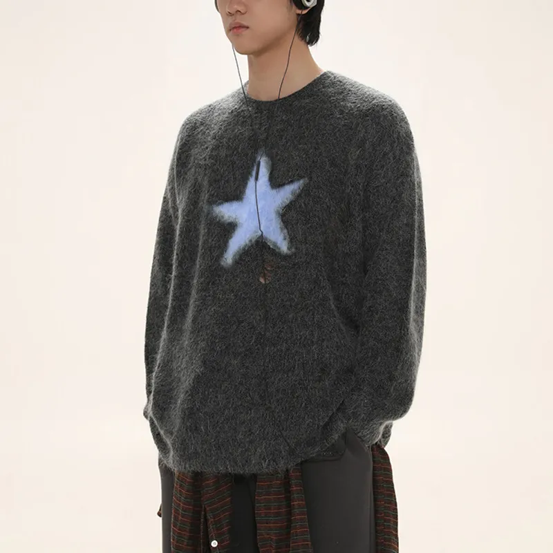 Retro Loose Sweater Women-2