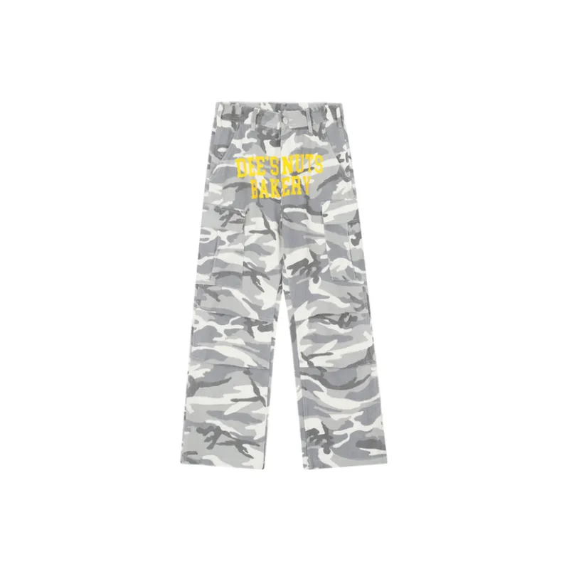 Loose Retro Camouflage Crowd Pants-4