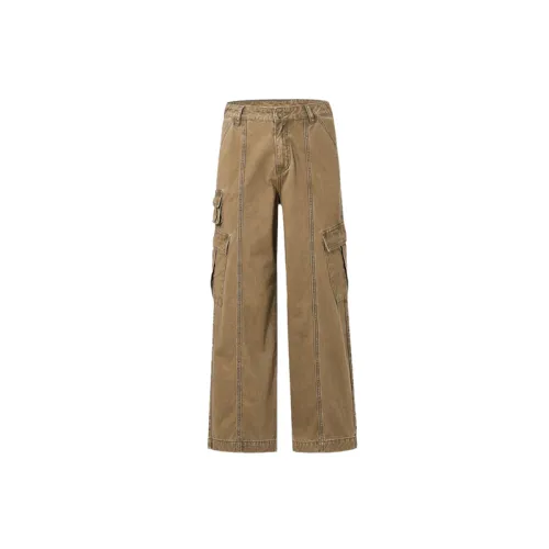 Retro Fashion Loose Cotton Cargo Pants