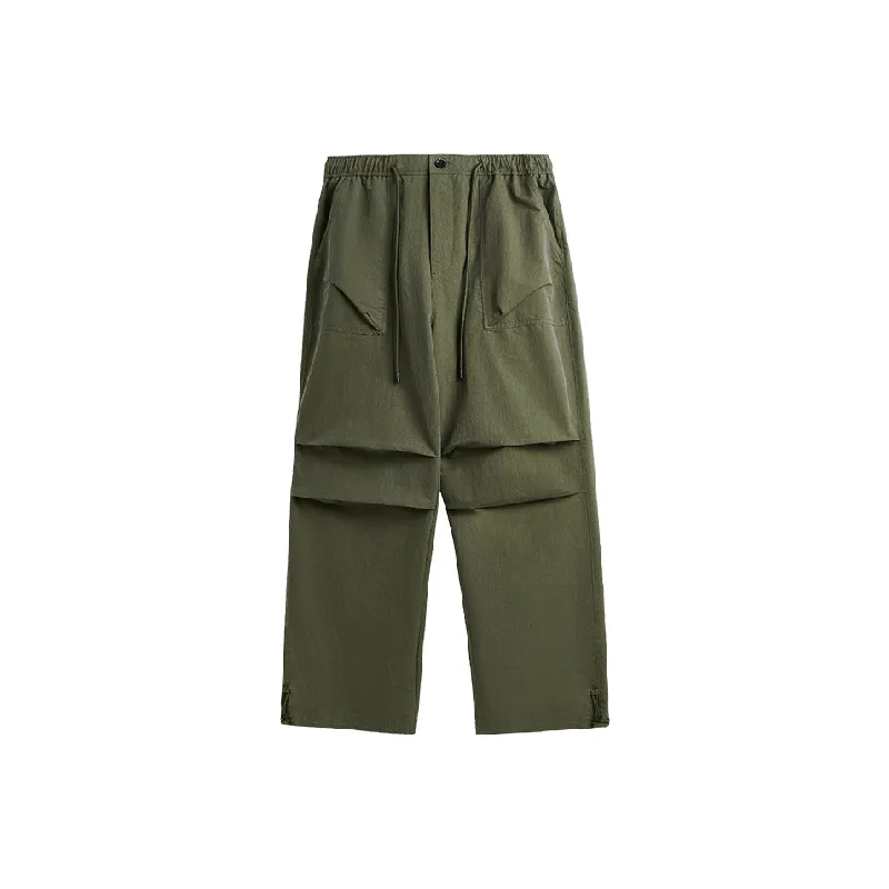 Fashion Washed Cotton Casual Pants-7
