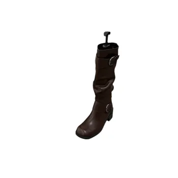 Retro Denim Casual Knee High Boots