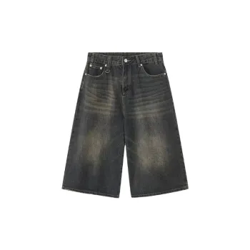 Retro Old Denim Shorts