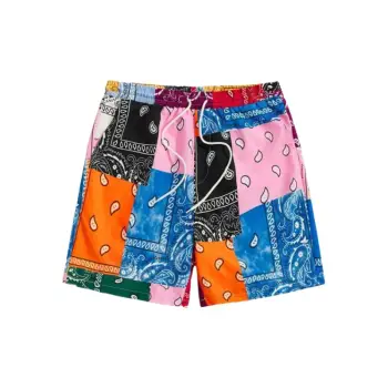 Leaf Print Beach Pants