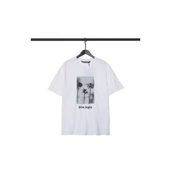 Palm Chest Coconut Printed Short Sleeve T shirt