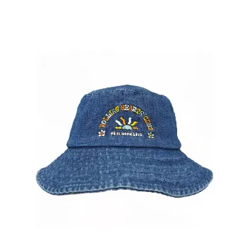 Simple Embroidered Bucket Hat