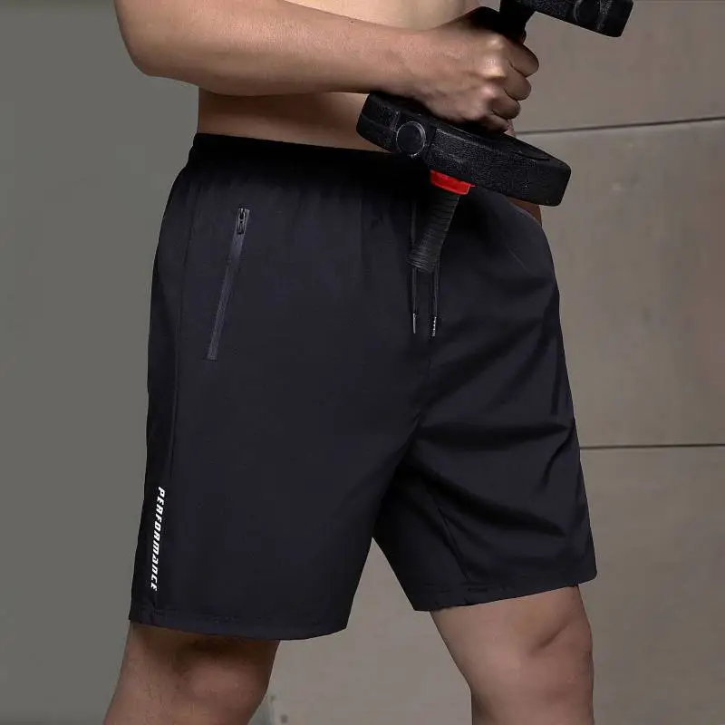 Casual Breathable Blended Synthetic Fabrics Sports Shorts-4