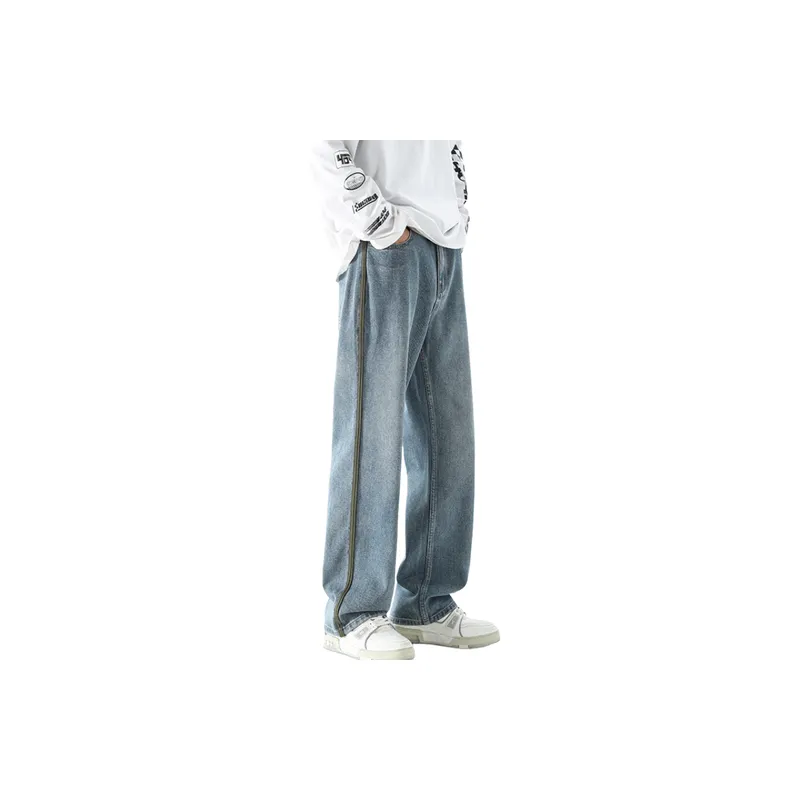 Simple Loose Jeans-2