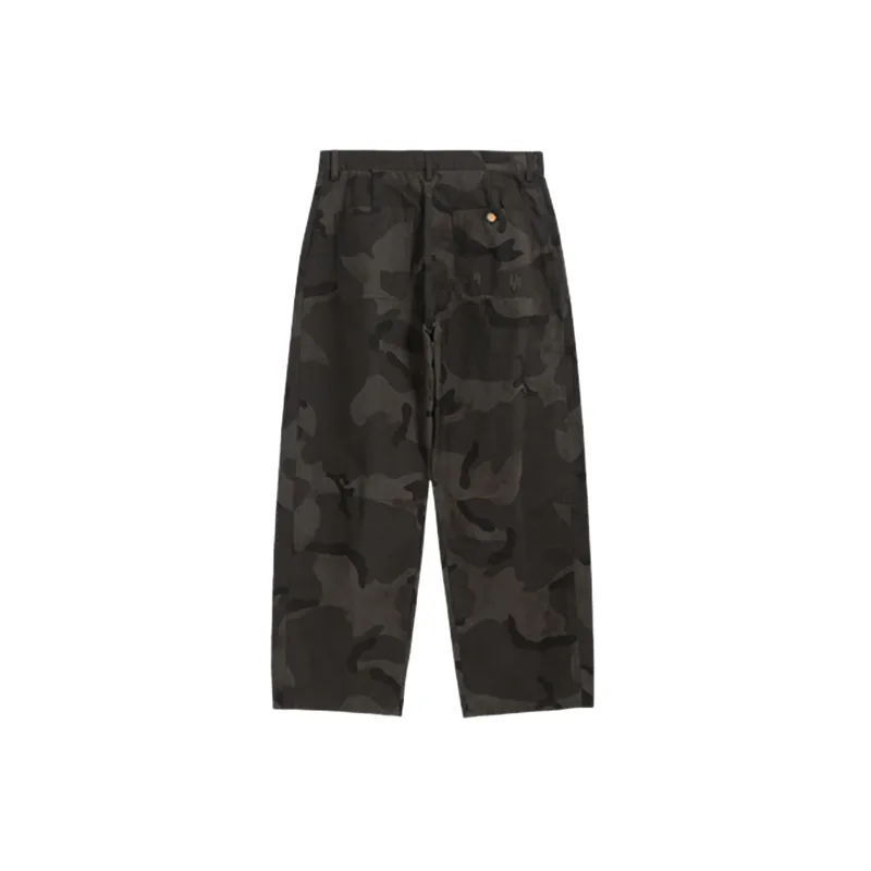 Street Loose Cotton Cargo Pants-1