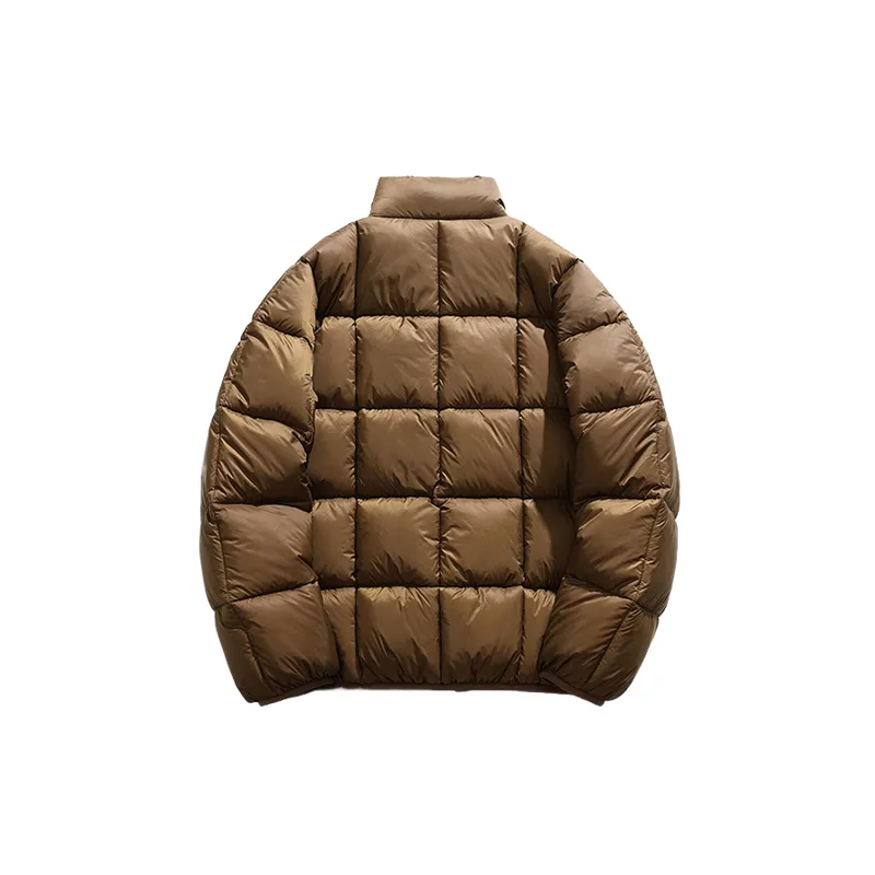 Casual Loose Blended Synthetic Fabrics Quilted Jacket-1