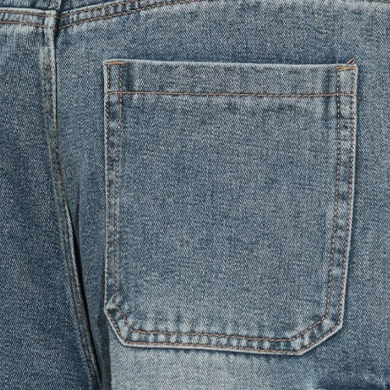 Loose Straight Leg Jeans-3