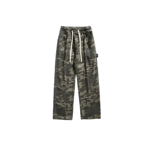 Retro Simple Loose Cotton Casual Pants