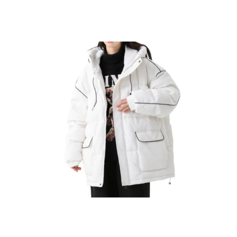 Thickened Warm Workwear Down Large Pockets Jacket-0