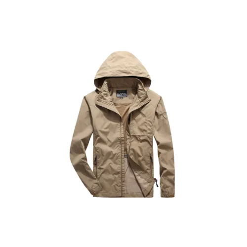 Simple Zipper Nylon Jacket
