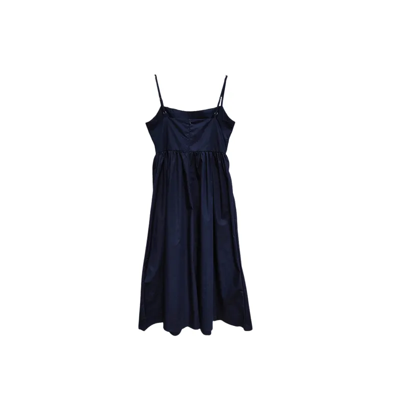 Sexy Plain Polyester Dress Women-1