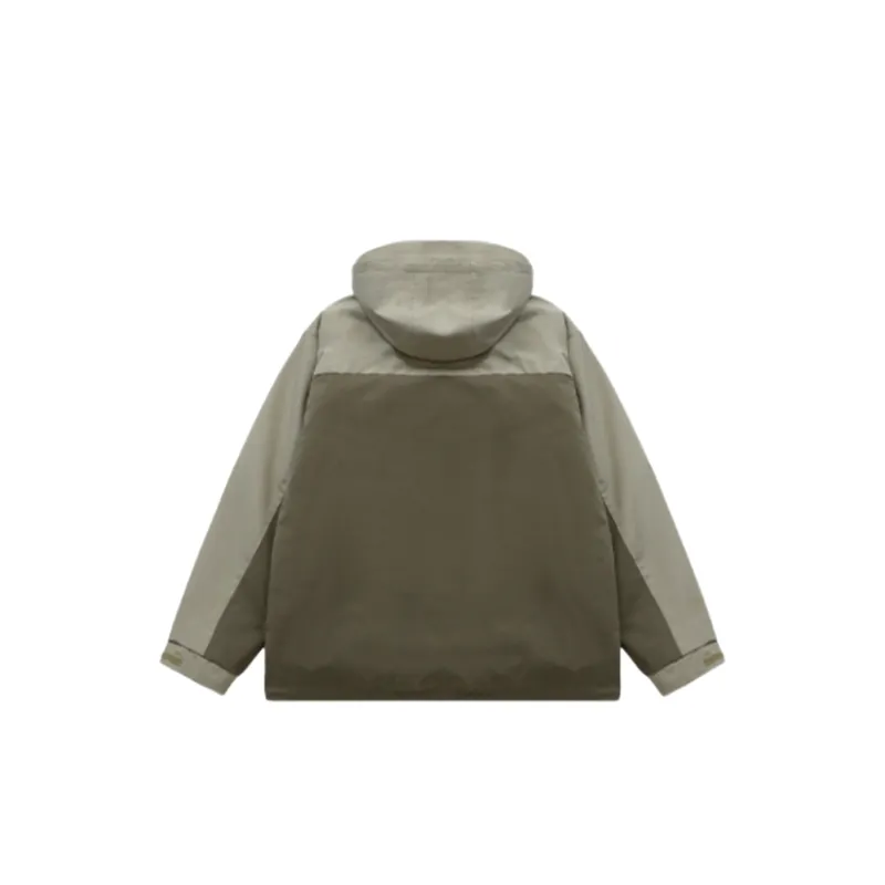 Windproof Zipper Hooded Jacket-1