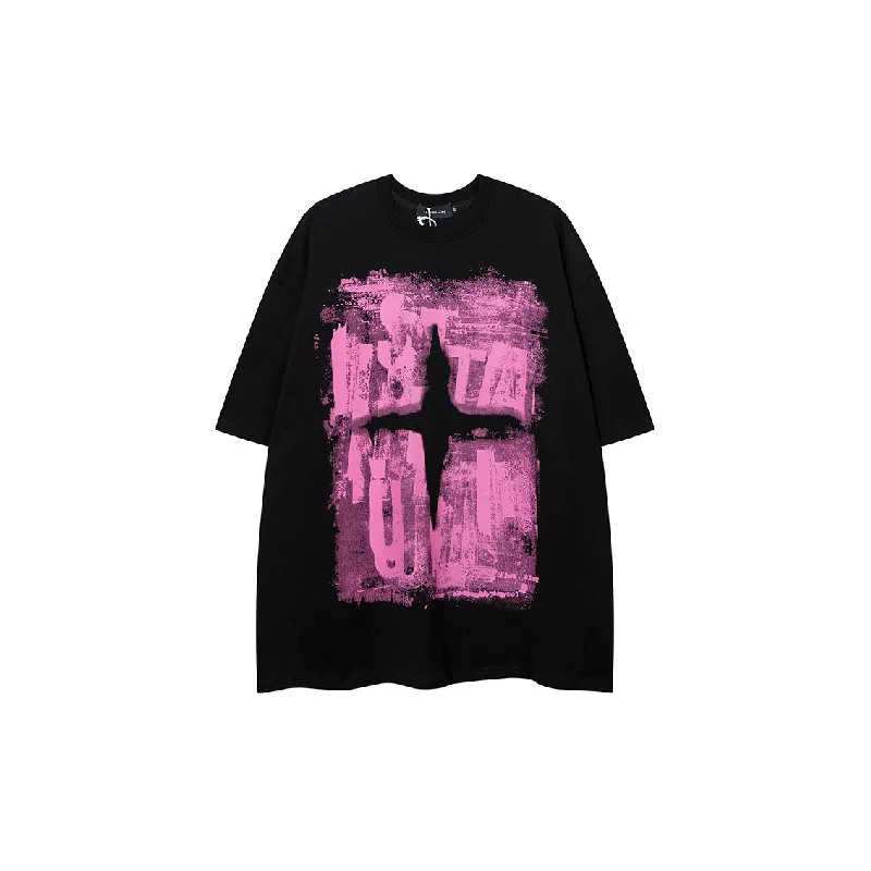 Street Hip-hop 100% Cotton T-Shirt-0