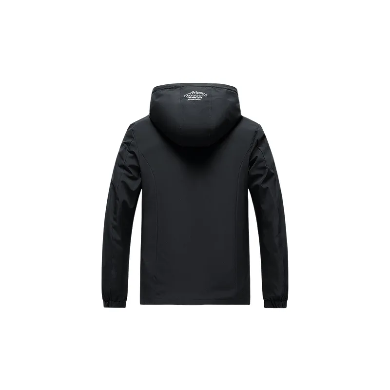 Casual Funky Loose Blended Synthetic Fabrics Jacket-3