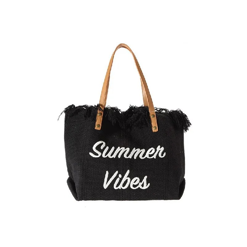 Simple Embroidered Handbag Women-2