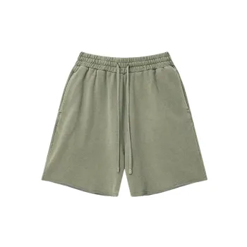 Fashionable Plain Cotton Casual Shorts