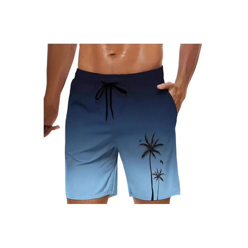 Sporty Retro Polyester Casual Shorts-0