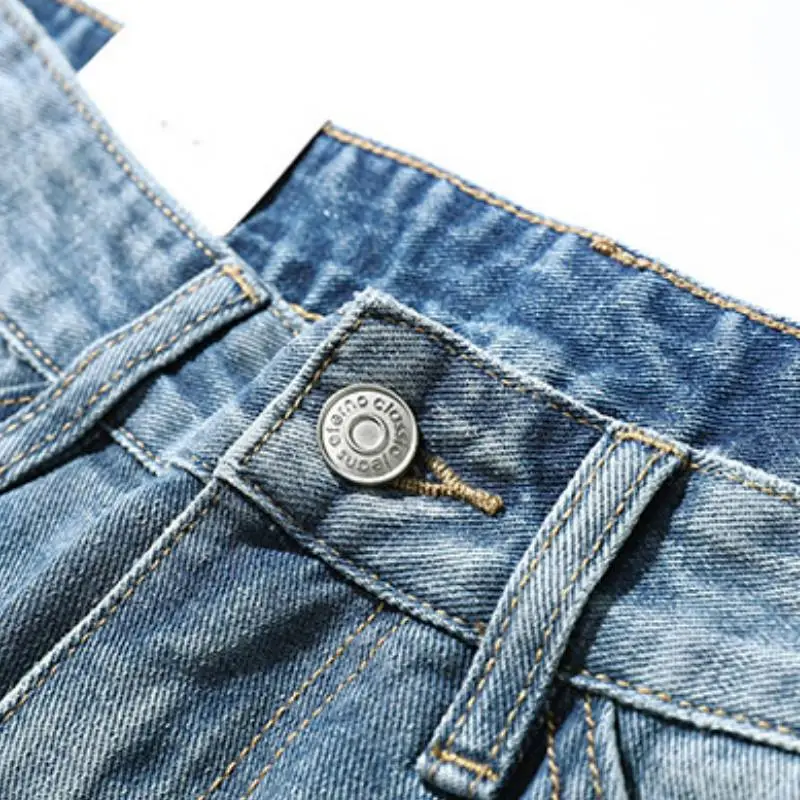 Fashionable Loose Jeans-4