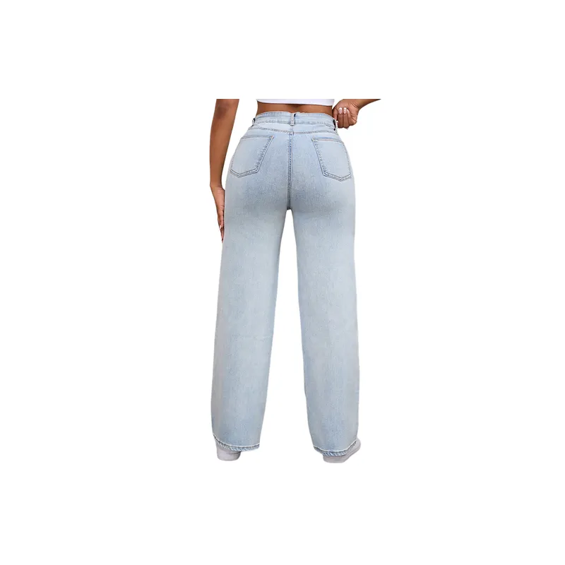 Casual Simple Jeans-4