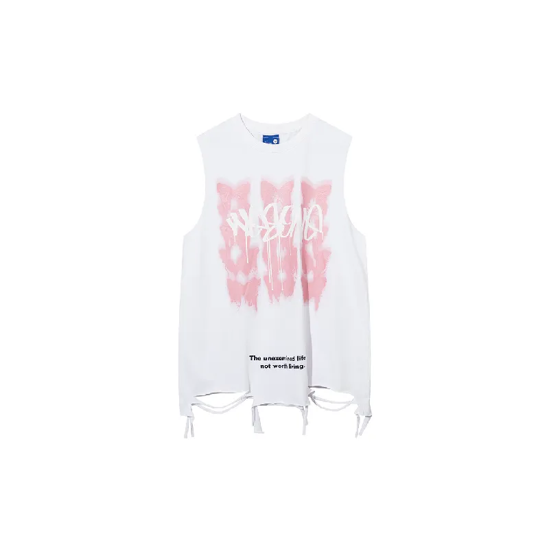 Street Loose Cotton Vest-2