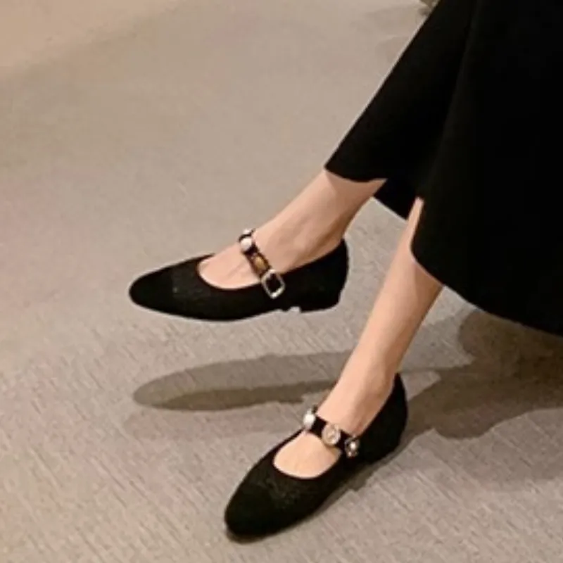 Single Casual Mary Jane Shoes-4