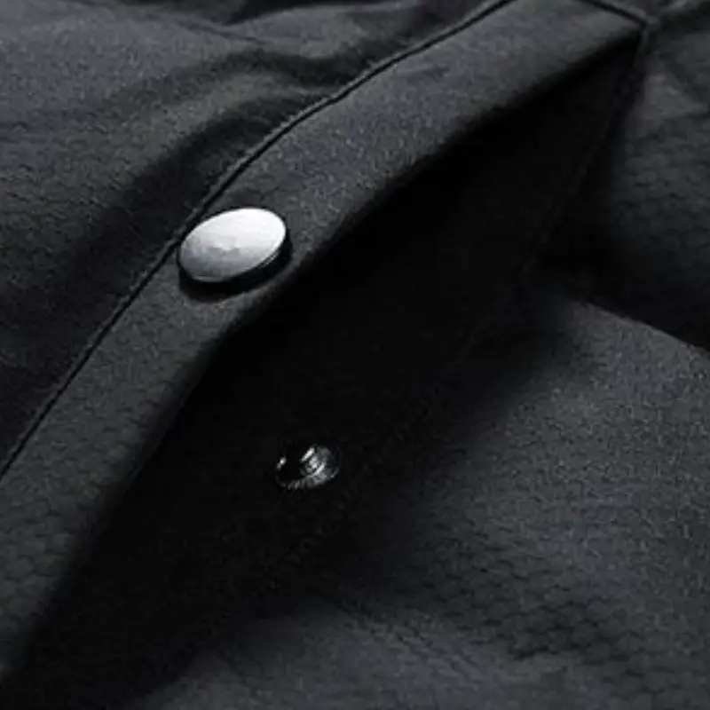 Simple Contrast Color Corduroy Quilted Jacket-7