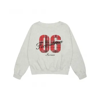 Casual Long Sleeve Loose Cotton Sweatshirt Women