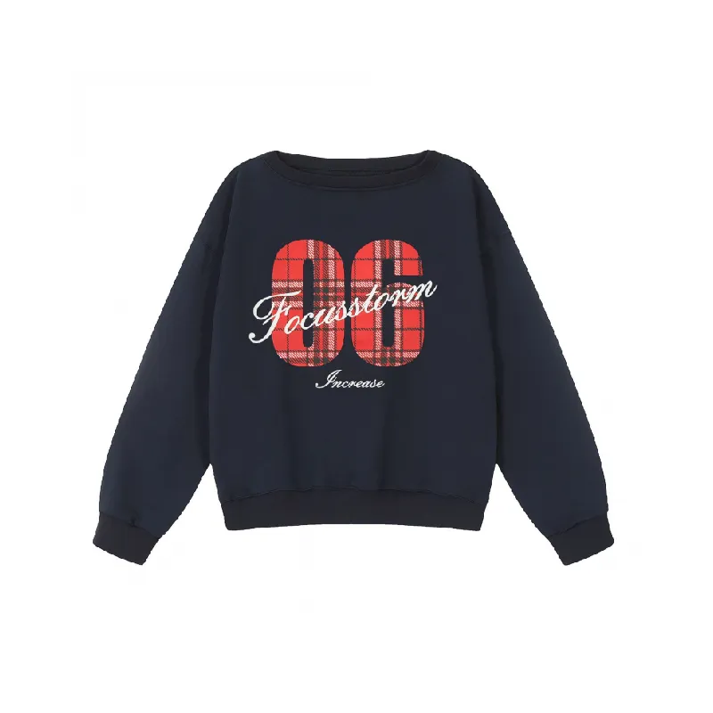 Casual Long Sleeve Loose Cotton Sweatshirt Women-2