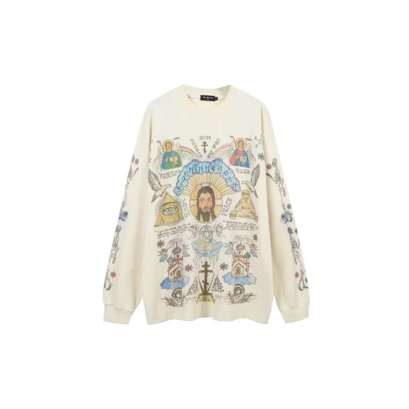 Casual Loose Long Sleeve Sweatshirt-6