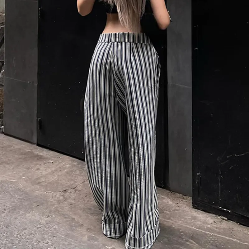 Funky Loose Casual Pants Women-3