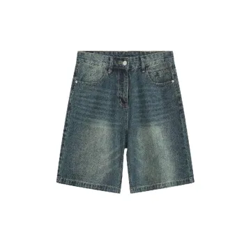Trendy Retro Denim Shorts