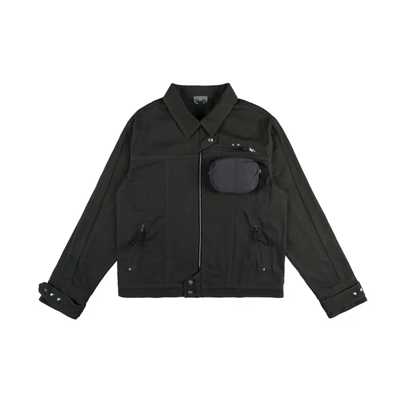 New Fashion Brand High Street Vibe Style Multi Pocket Workwear Jacket-0