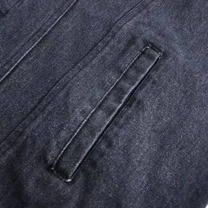 Elegant Loose Denim Jacket-2