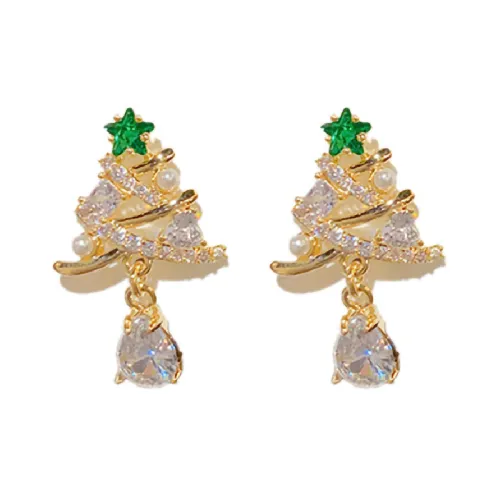 Glamorous Christmas Geometric Earring